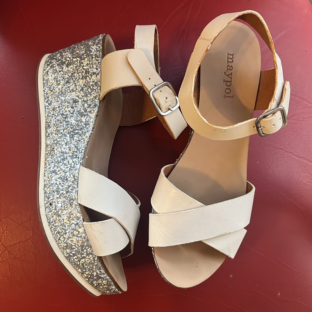 Panna Maypol High End European Sandals. Worn once! 🎉😍 Retail $225 - Picture 2 of 7